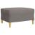Set canapele cu taburet și perne, 4 piese, taupe, textil GartenMobel Dekor