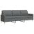 Set de canapele, 2 piese, gri închis, material textil GartenMobel Dekor