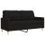 Set de canapele, 2 piese, negru, material textil GartenMobel Dekor