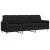 Set de canapele, 2 piese, negru, material textil GartenMobel Dekor