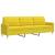 Set de canapele, 2 piese, galben deschis, textil GartenMobel Dekor