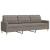 Set de canapele, 2 piese, gri taupe, material GartenMobel Dekor