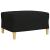 Set de canapele cu taburet, 3 piese, negru, textil GartenMobel Dekor