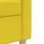 Set canapele cu taburet, 3 piese, galben deschis, textil GartenMobel Dekor