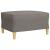 Set canapele cu taburet și perne, 3 piese, taupe, textil GartenMobel Dekor