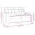 Set de canapele cu perne, 2 piese, gri deschis, catifea GartenMobel Dekor
