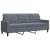 Set de canapele cu perne/rulouri, 2 piese, gri închis, catifea GartenMobel Dekor