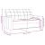 Set de canapele cu perne/rulouri, 2 piese, negru, catifea GartenMobel Dekor