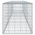 Coș gabion cu capac, argintiu, 400x50x50 cm, fier galvanizat GartenMobel Dekor