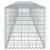 Coș gabion cu capac, argintiu, 600x50x50 cm, fier galvanizat GartenMobel Dekor