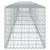 Coș gabion cu capac, argintiu, 700x50x50 cm, fier galvanizat GartenMobel Dekor