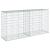 Coș gabion cu capac, 200x50x100 cm, fier galvanizat GartenMobel Dekor