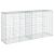Coș gabion cu capac, 200x50x100 cm, fier galvanizat GartenMobel Dekor