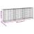 Coș gabion cu capac, 300x50x100 cm, fier galvanizat GartenMobel Dekor