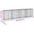 Coș gabion cu capac, 400x50x100 cm, fier galvanizat GartenMobel Dekor