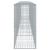 Coș gabion cu capac, 500x50x100 cm, fier galvanizat GartenMobel Dekor