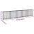 Coș gabion cu capac, 500x50x100 cm, fier galvanizat GartenMobel Dekor