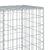 Coș gabion cu capac, 1200x50x100 cm, fier galvanizat GartenMobel Dekor