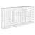 Coș gabion cu capac, 300x50x150 cm, fier galvanizat GartenMobel Dekor