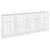Coș gabion cu capac, 400x50x150 cm, fier galvanizat GartenMobel Dekor