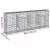 Coș gabion cu capac, 400x50x150 cm, fier galvanizat GartenMobel Dekor