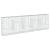 Coș gabion cu capac, 500x50x150 cm, fier galvanizat GartenMobel Dekor