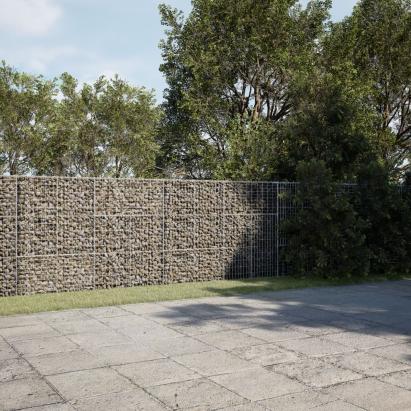 Coș gabion cu capac, 900x50x150 cm, fier galvanizat GartenMobel Dekor