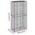 Coș gabion cu capac, 100x50x200 cm, fier galvanizat GartenMobel Dekor