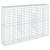 Coș gabion cu capac, 300x50x200 cm, fier galvanizat GartenMobel Dekor