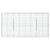 Coș gabion cu capac, 400x50x200 cm, fier galvanizat GartenMobel Dekor