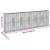 Coș gabion cu capac, 600x50x200 cm, fier galvanizat GartenMobel Dekor