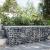 Coș gabion cu capac, 100x100x50 cm, fier galvanizat GartenMobel Dekor
