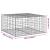 Coș gabion cu capac, 100x100x50 cm, fier galvanizat GartenMobel Dekor