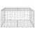 Coș gabion cu capac, 100x100x50 cm, fier galvanizat GartenMobel Dekor