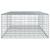 Coș gabion cu capac, 200x100x50 cm, fier galvanizat GartenMobel Dekor