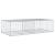 Coș gabion cu capac, 200x100x50 cm, fier galvanizat GartenMobel Dekor