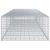 Coș gabion cu capac, 400x100x50 cm, fier galvanizat GartenMobel Dekor