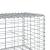 Coș gabion cu capac, 500x100x50 cm, fier galvanizat GartenMobel Dekor