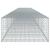 Coș gabion cu capac, 800x100x50 cm, fier galvanizat GartenMobel Dekor