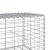 Coș gabion cu capac, 800x100x50 cm, fier galvanizat GartenMobel Dekor