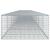Coș gabion cu capac, 900x100x50 cm, fier galvanizat GartenMobel Dekor