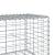 Coș gabion cu capac, 1100x100x50 cm, fier galvanizat GartenMobel Dekor