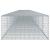 Coș gabion cu capac, 1100x100x50 cm, fier galvanizat GartenMobel Dekor