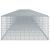 Coș gabion cu capac, 1200x100x50 cm, fier galvanizat GartenMobel Dekor