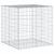 Coș gabion cu capac, 100x100x100 cm, fier galvanizat GartenMobel Dekor
