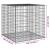 Coș gabion cu capac, 100x100x100 cm, fier galvanizat GartenMobel Dekor
