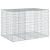 Coș gabion cu capac, 150x100x100 cm, fier galvanizat GartenMobel Dekor