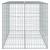 Coș gabion cu capac, 200x100x100 cm, fier galvanizat GartenMobel Dekor