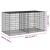 Coș gabion cu capac, 200x100x100 cm, fier galvanizat GartenMobel Dekor
