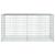 Coș gabion cu capac, 200x100x100 cm, fier galvanizat GartenMobel Dekor